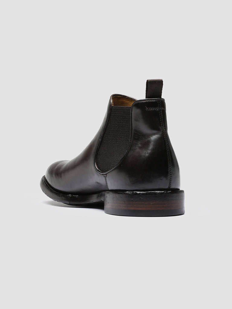 TEMPLE 008 - Brown Leather Chelsea Boots Men Officine Creative - 4