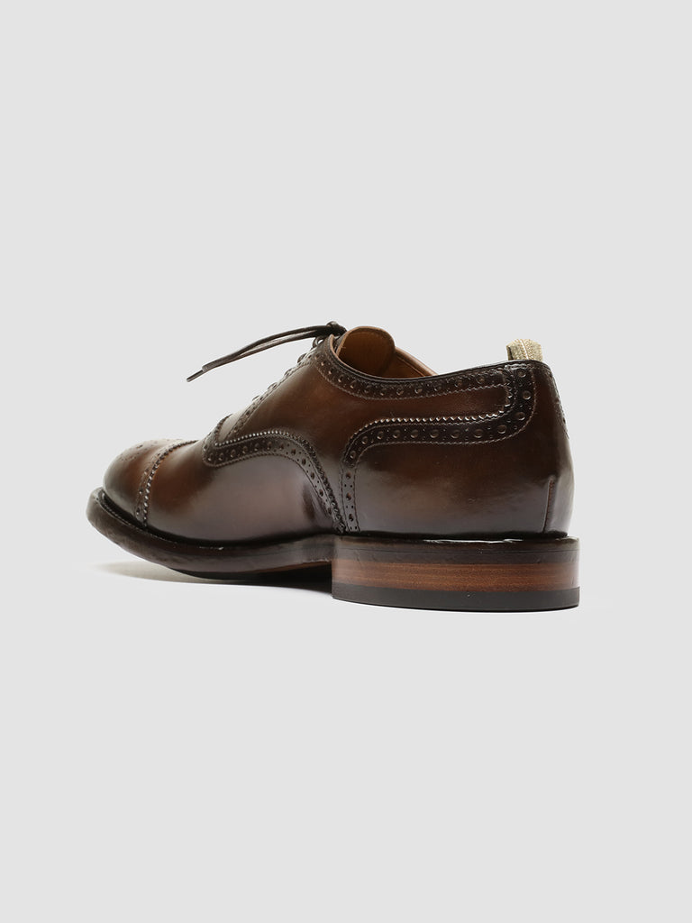 TEMPLE 021 - Brown Leather Oxford Shoes men Officine Creative - 4