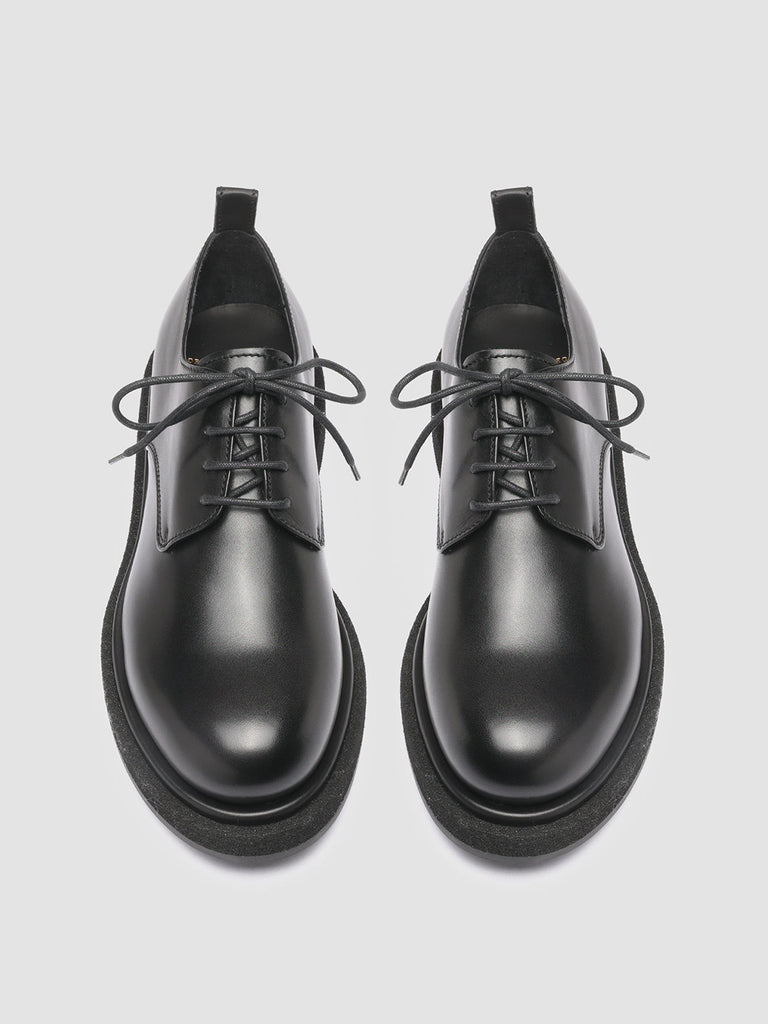 TONAL 001 - Black Leather Derby Shoes Men Officine Creative - 2
