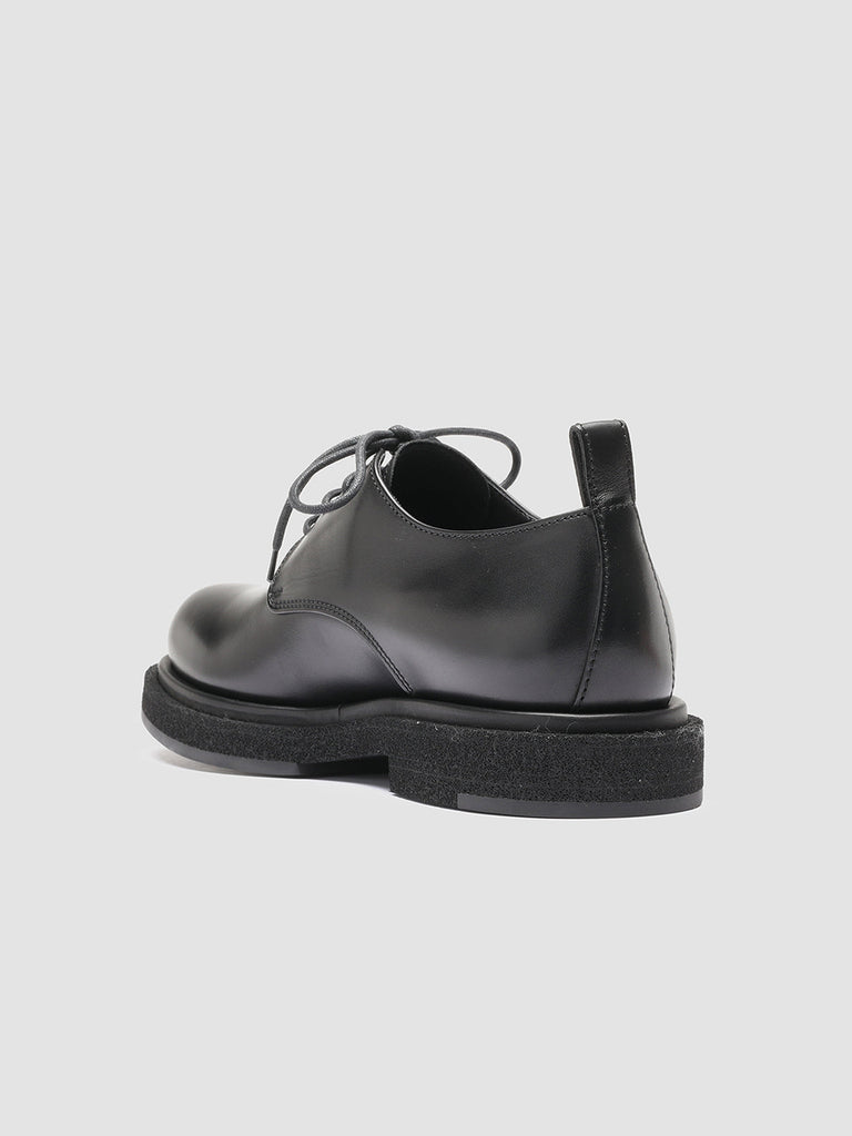 TONAL 001 - Black Leather Derby Shoes Men Officine Creative - 4
