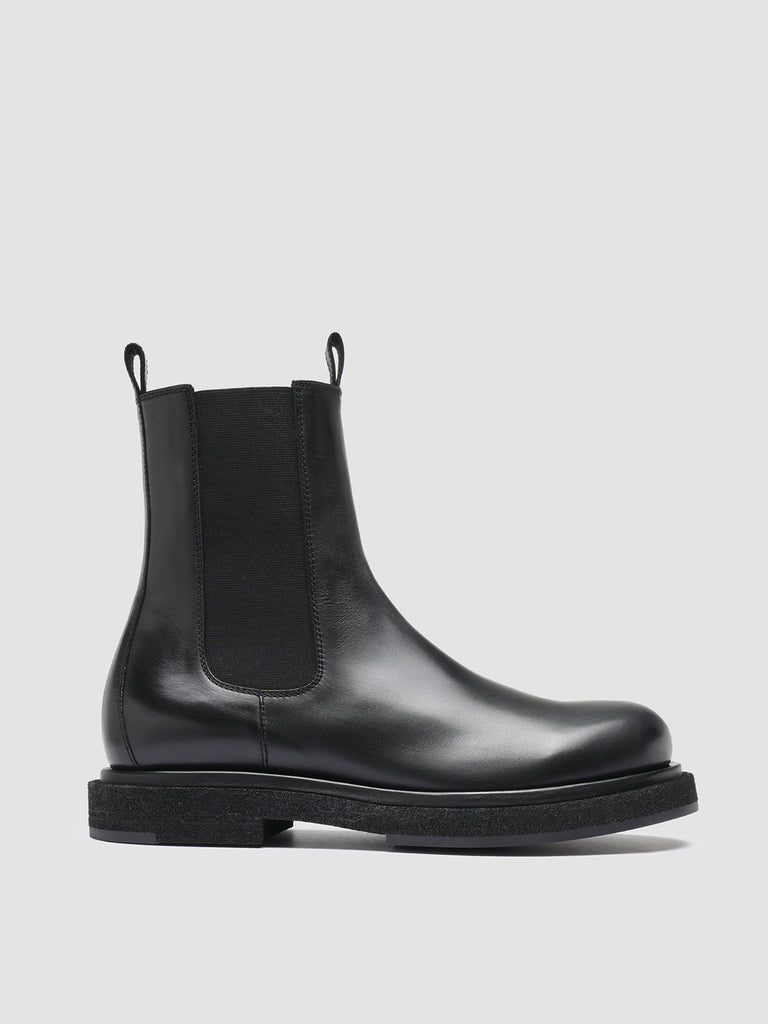 TONAL 004 - Black Leather Chelsea Boots Men Officine Creative - 1