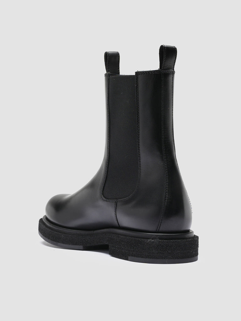 TONAL 004 - Black Leather Chelsea Boots Men Officine Creative - 4