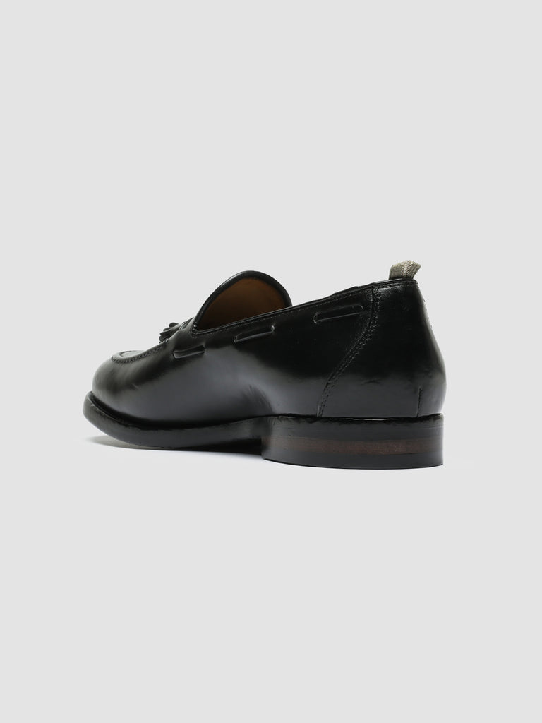 TULANE 001 - Black Leather Tassel Loafers men Officine Creative - 4