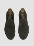 TULANE 002 - Brown Suede Penny Loafers men Officine Creative - 2