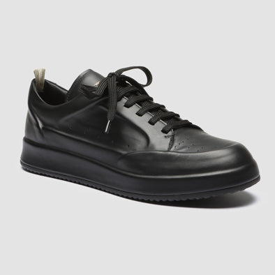 ACE 016 - Black Leather Sneakers  Men Officine Creative - 3