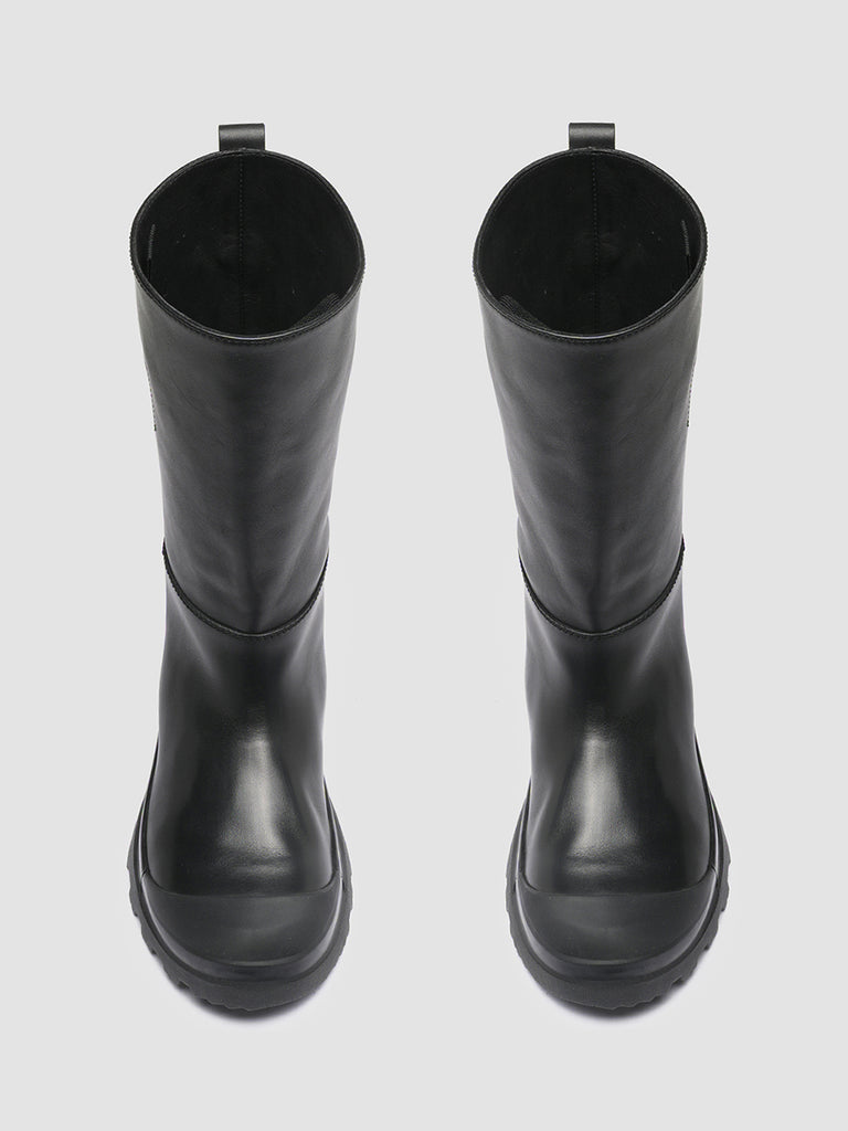 PALLET 109 - Black Nappa Leather Boots