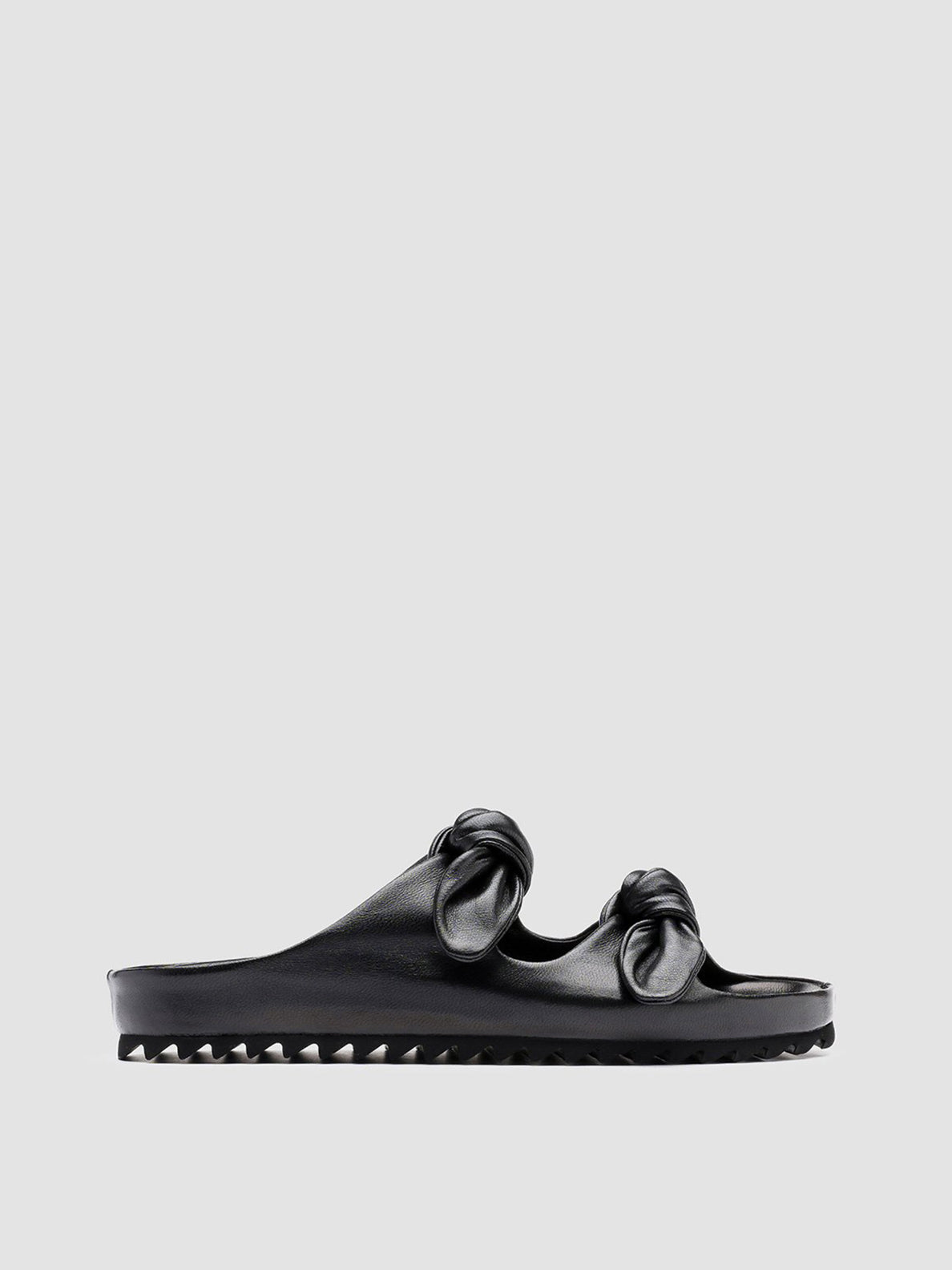 Officine Creative PELAGIE 010 Sandali in Pelle Intrecciata Nera