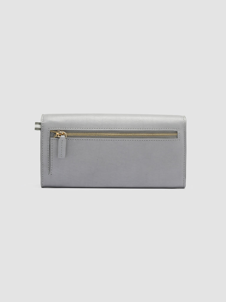 POCHE 09 - Grey Leather Wallet  Officine Creative - 3