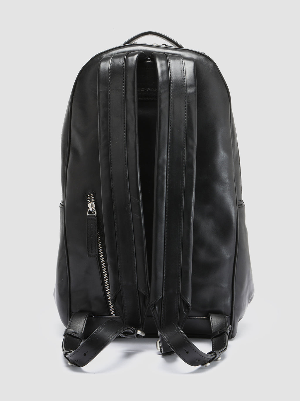 QUENTIN 012 - Black Leather Backpack  Officine Creative - 4