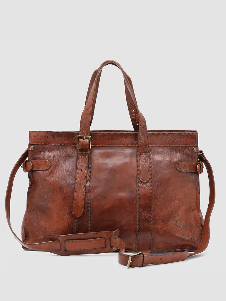 RARE 22 - Brown Leather Handbag  Officine Creative - 4