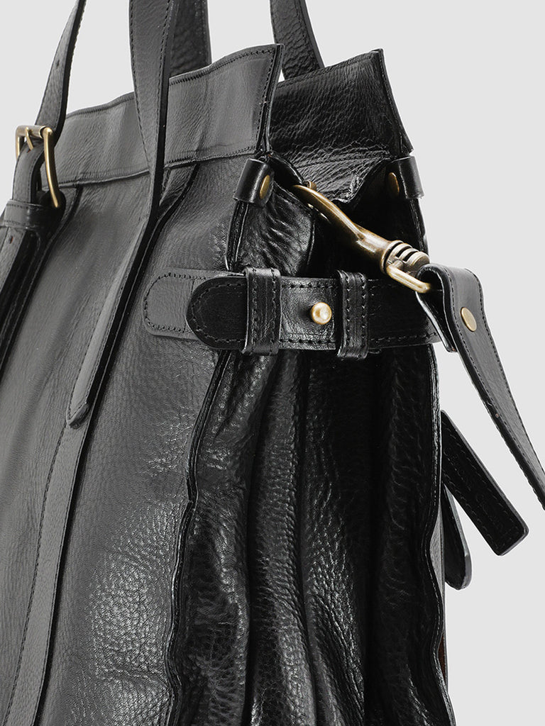 RARE 23 - Black Leather Handbag  Officine Creative - 6