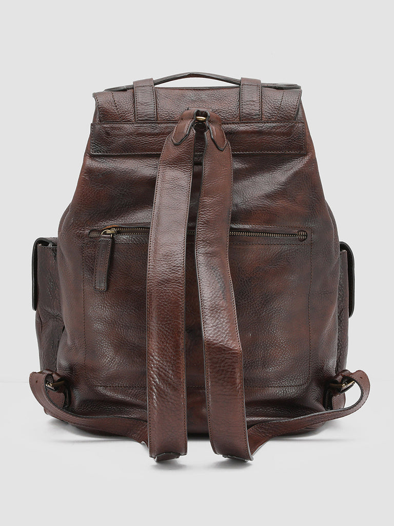RARE 27 - Brown Leather Backpack  Officine Creative - 2