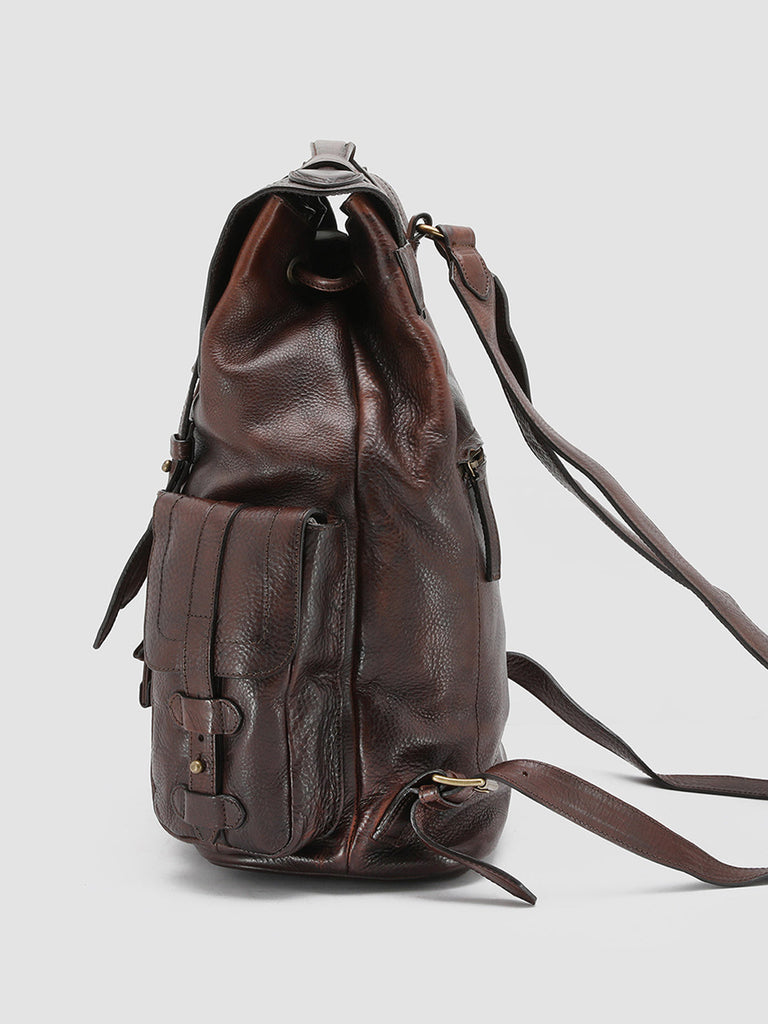 RARE 27 - Brown Leather Backpack  Officine Creative - 3