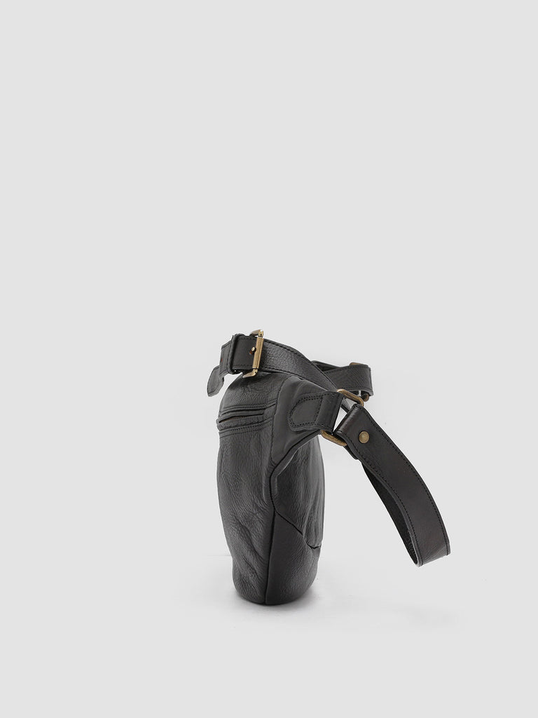 RARE 28 - Black Leather Waist Belt  Officine Creative - 4