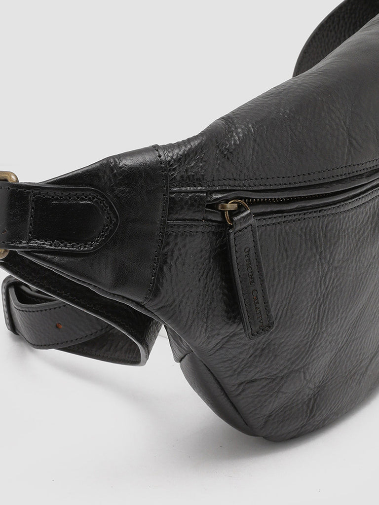 RARE 28 - Black Leather Waist Belt  Officine Creative - 7