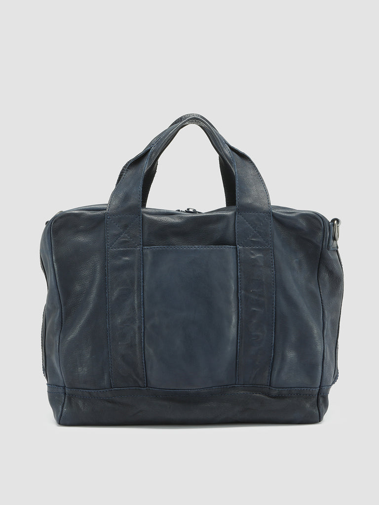 RECRUIT 002 - Blue Leather Bag