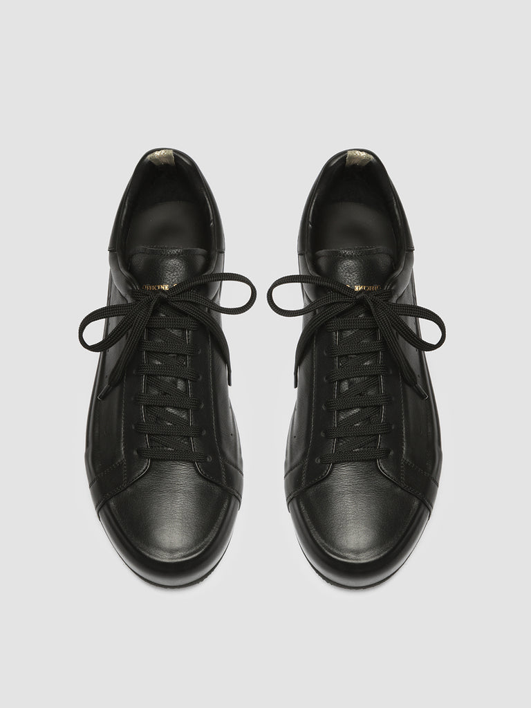 PRIMARY 001 - Black Leather Sneakers Men Officine Creative - 2