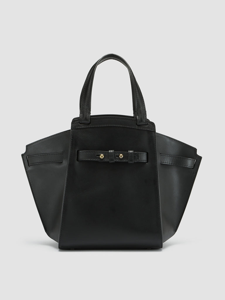 SADDLE 07 - Black Leather Tote Bag  Officine Creative - 1