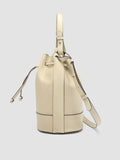 SADDLE 08 - Ivory Leather Bucket Bag  Officine Creative - 5