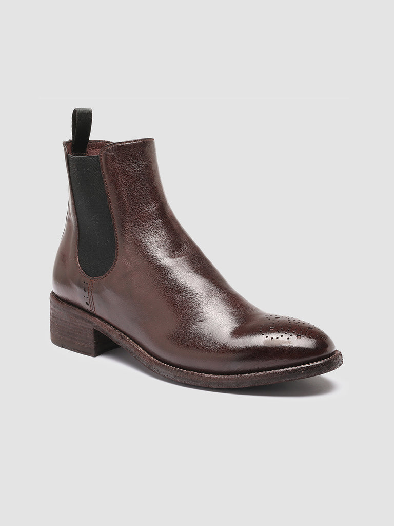 SELINE 002 - Brown Leather Chelsea Boots Women Officine Creative - 3