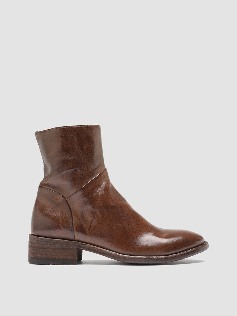 SELINE 020 - Brown Leather Ankle Boots Women Officine Creative - 1