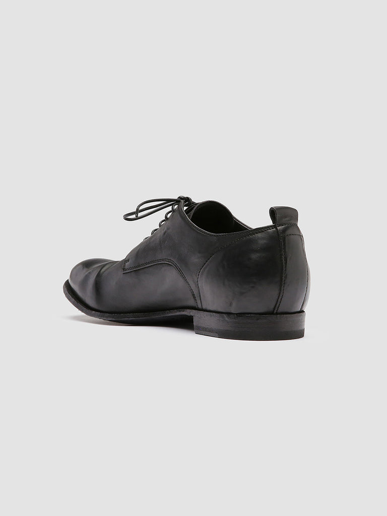 STEREO 003 - Black Leather Oxford Shoes Men Officine Creative - 4