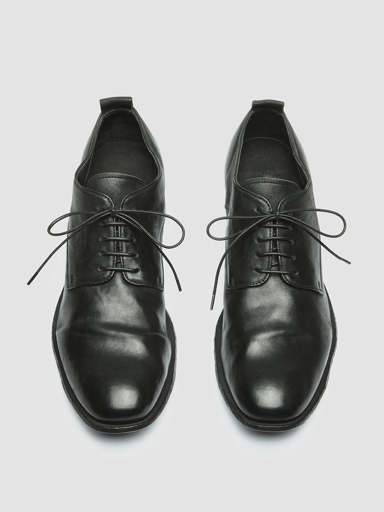 STEREO 003 - Black Leather Oxford Shoes Men Officine Creative - 2
