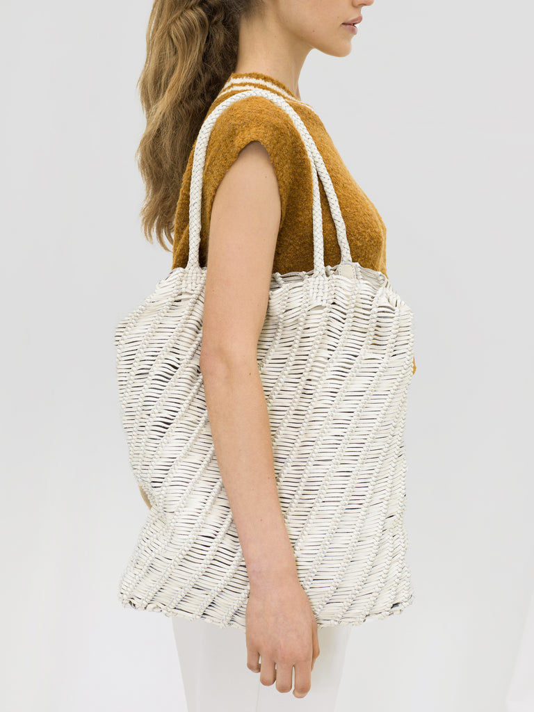 SUSAN 03 - Brown Leather tote bag