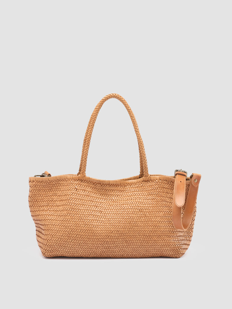 SUSAN 05 Woven - Taupe Leather tote bag  Officine Creative - 2