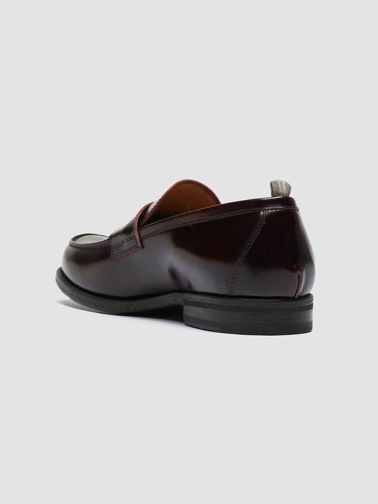 VINE 001 - Burgundy Leather Loafers Men Officine Creative - 4