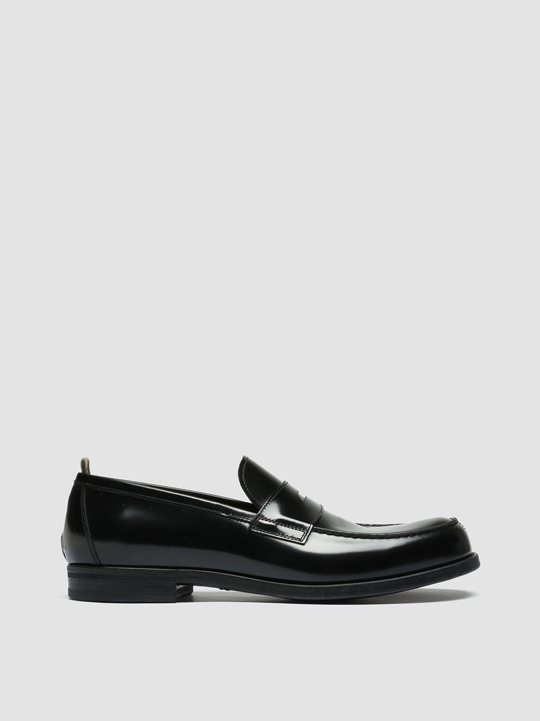 VINE 001 - Black Leather Loafers Men Officine Creative - 1
